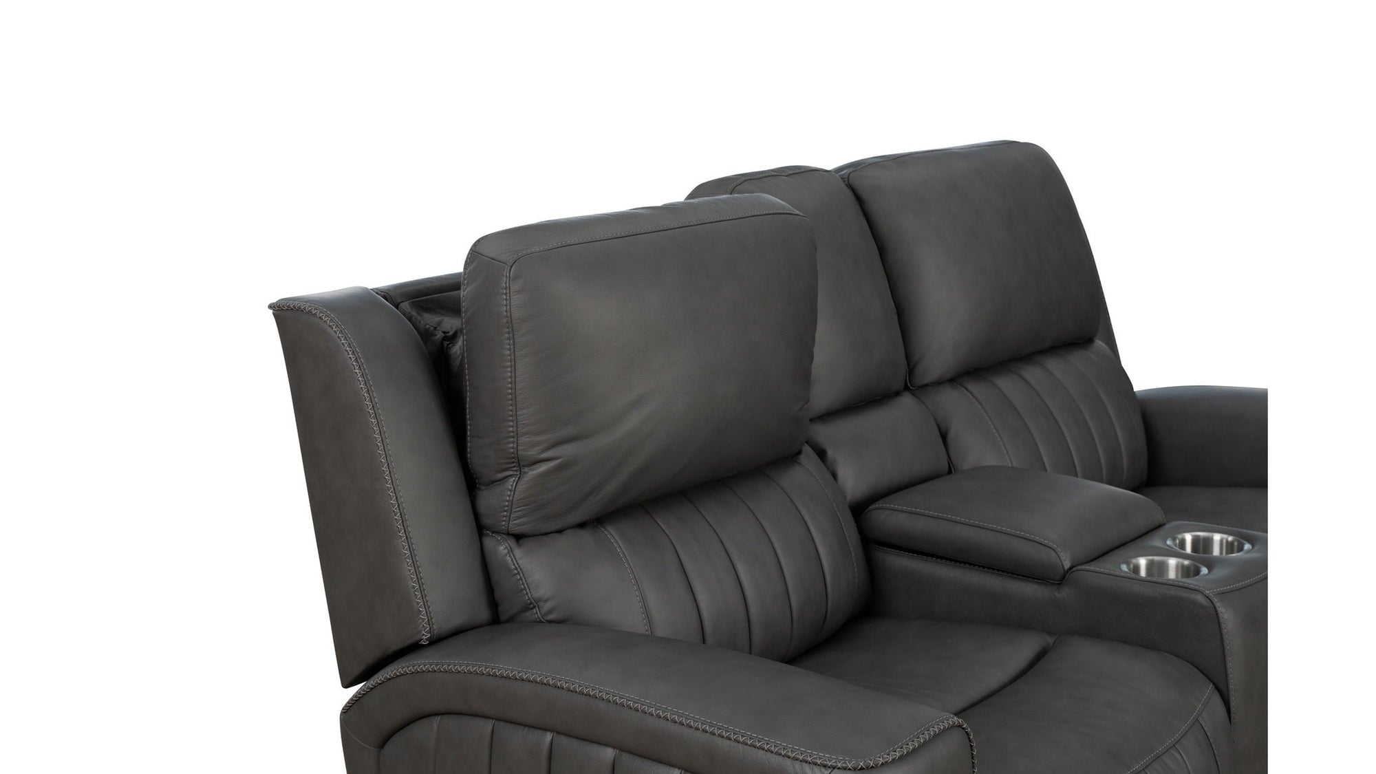 Pierce - Console Loveseat With Power Recline, Power Headrests And Power Lumber-Zero Gravity, Lumbar