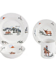Ranch Life - Ceramic Dinnerware Set (Set of 16) - Duffle Bag
