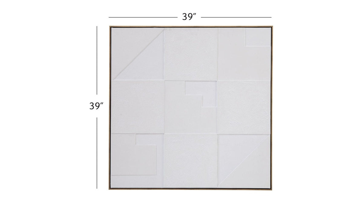 Adema Wall Art - White