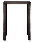 In The Groove - Aluminum Accent Table - Black