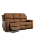 Linden - Power Reclining Sofa With Power Headrests & Lumbar