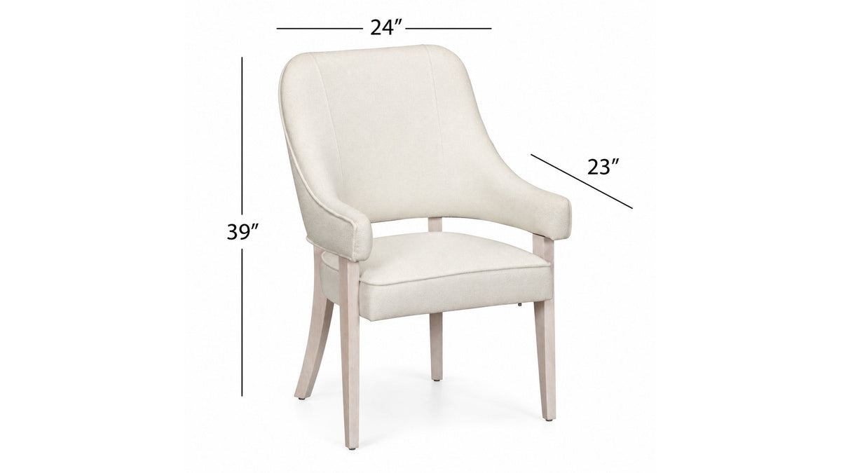 Lena - Dining Chair - Washed White Oak