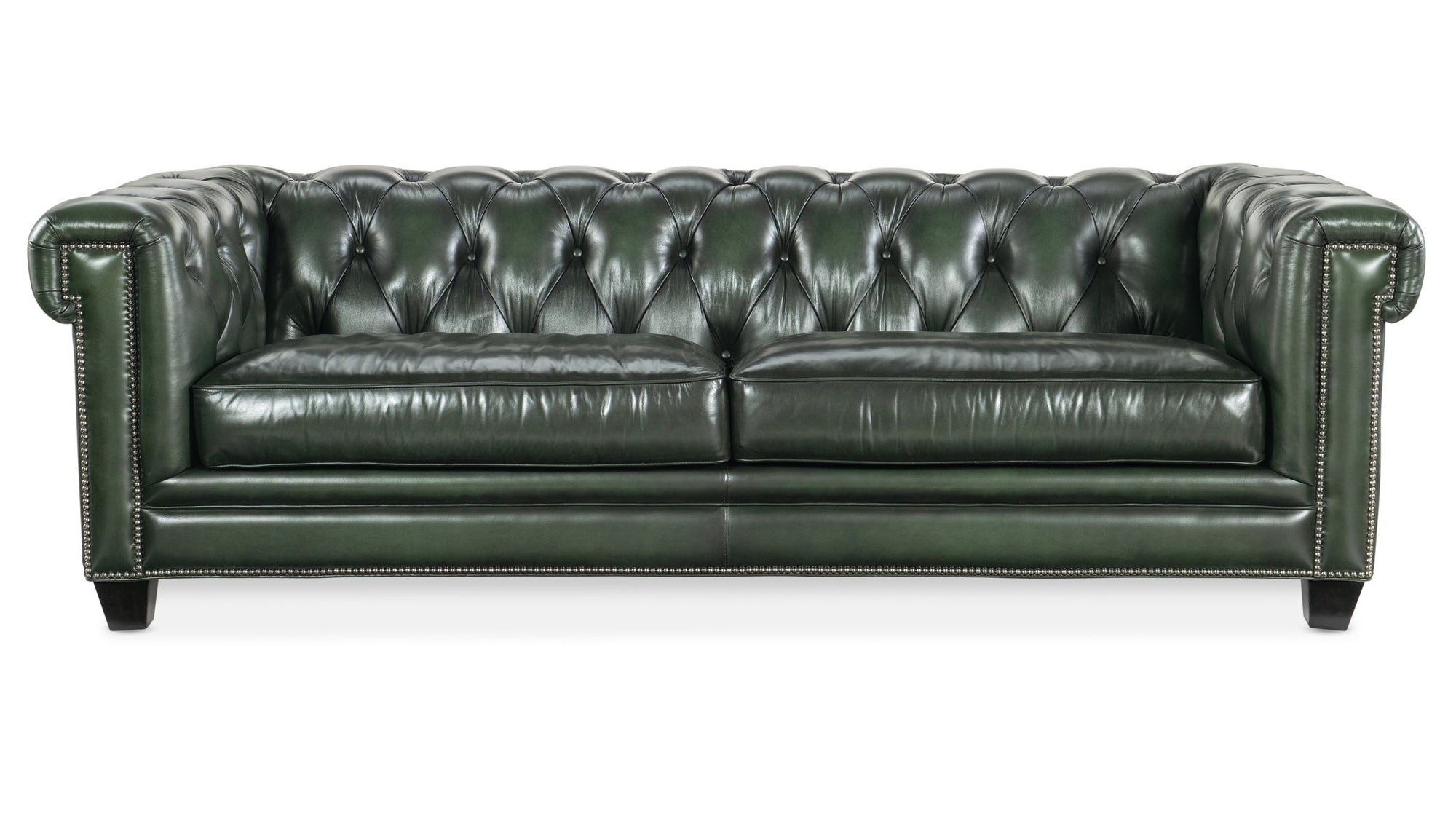 SS - Charleston Tufted Sofa - Dark Green