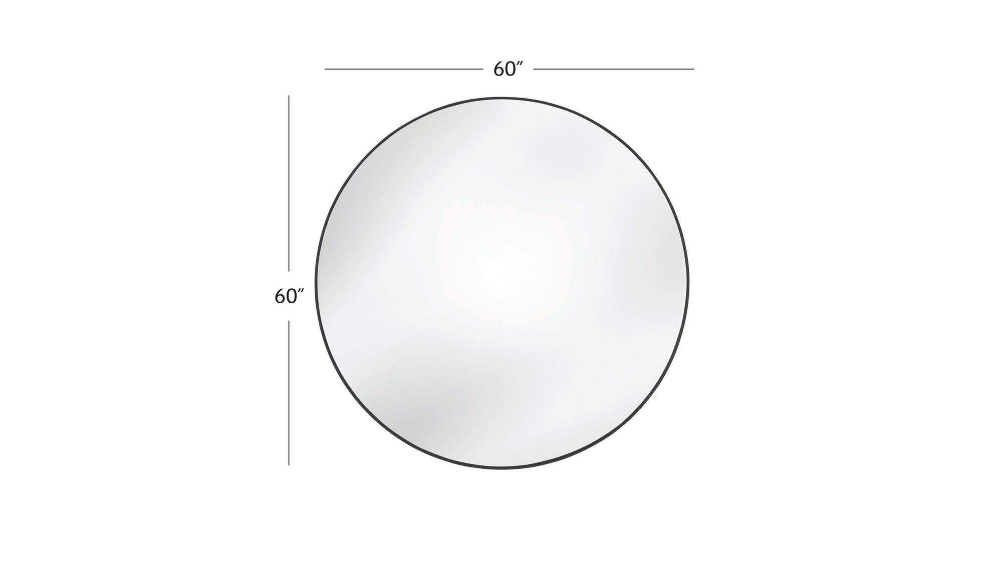 Eltham - Wall Mirror - Black