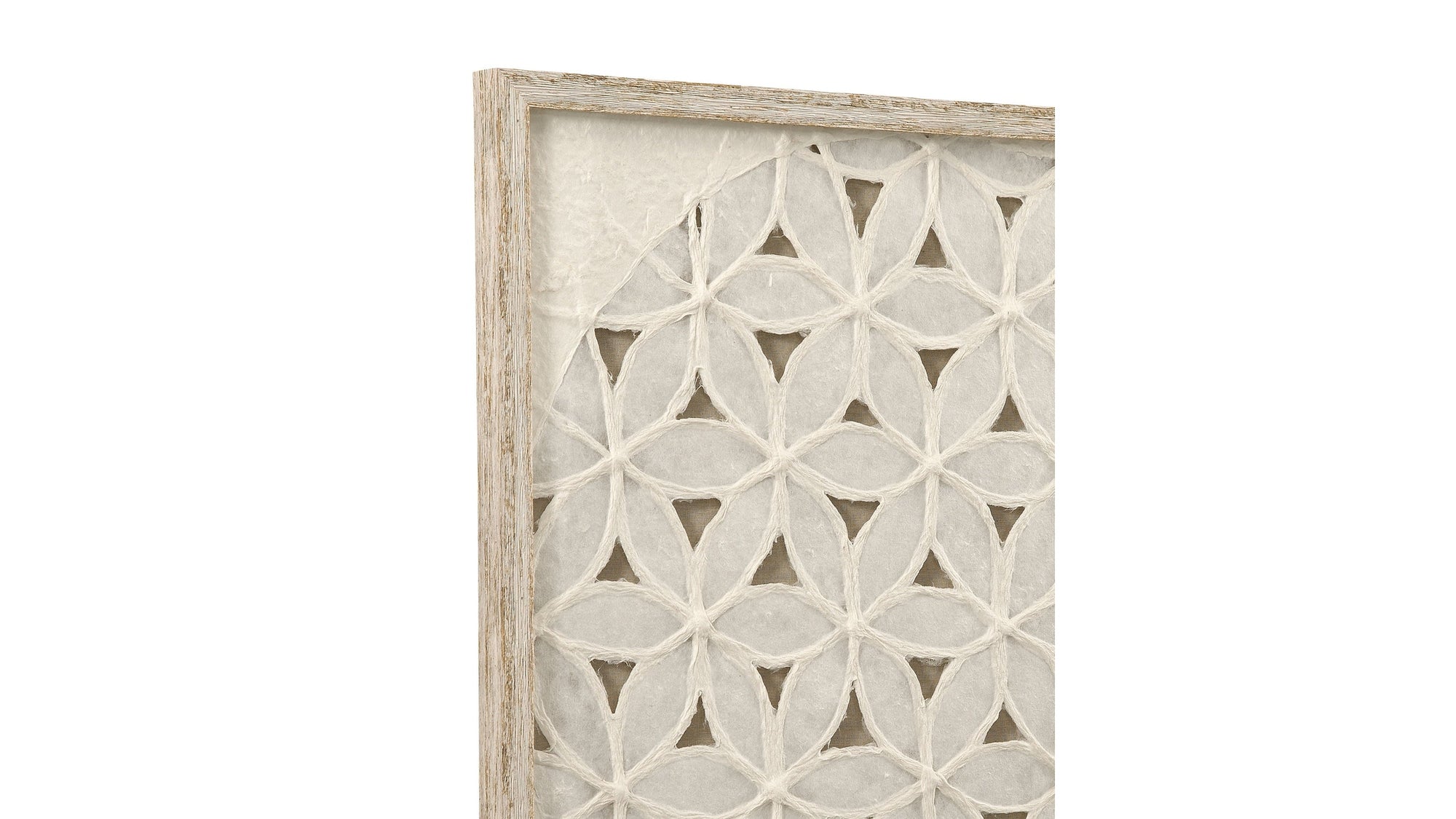 Lamberts Bay Wall Art - White / Light Brown