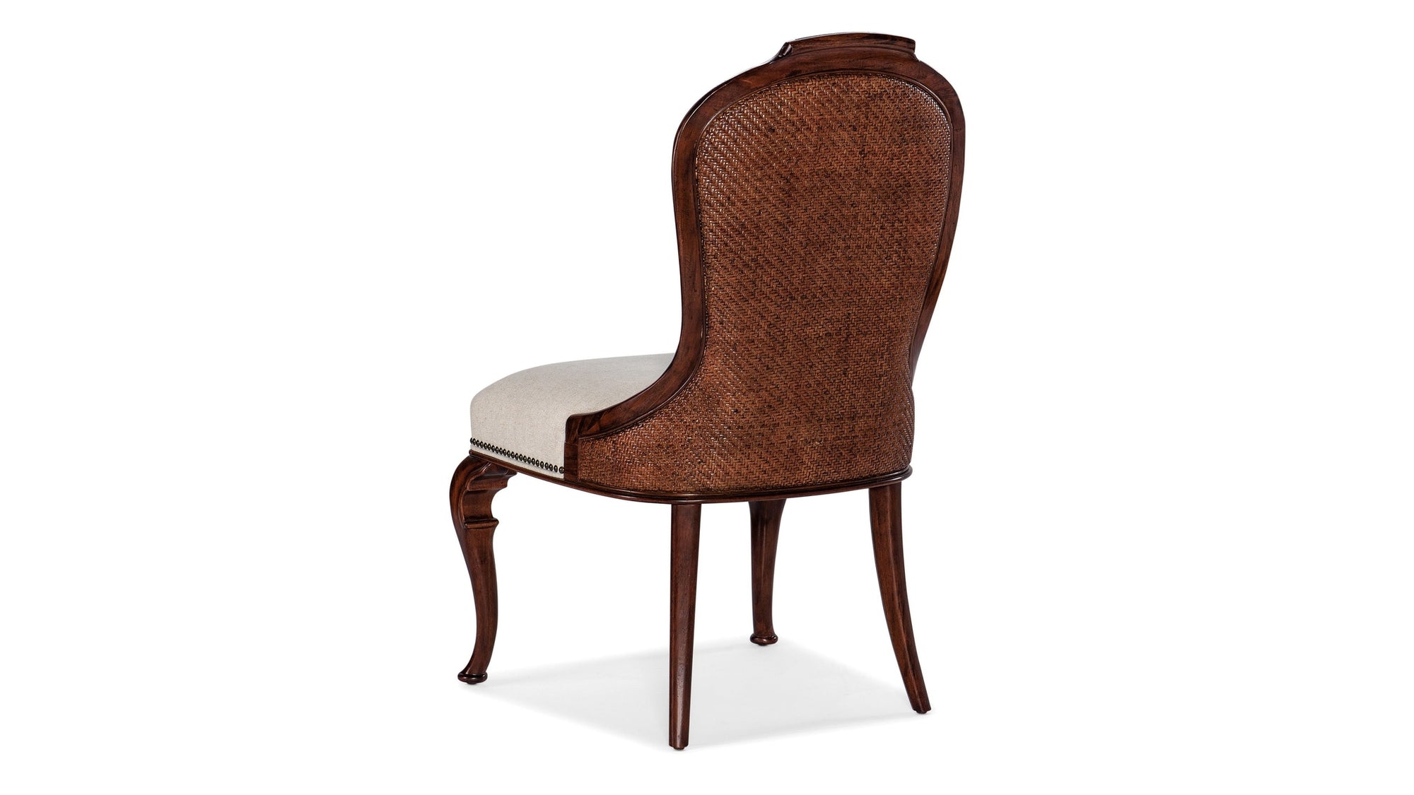 Charleston - Upholstered Side Chair Set of 2 - Dark Brown