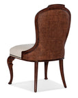 Charleston - Upholstered Side Chair Set of 2 - Dark Brown