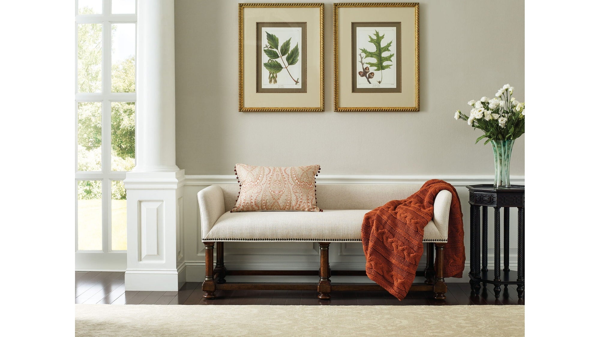 Charleston - Bed Bench - Dark Brown