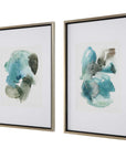 Blueprints - Watercolor Prints Set of 2 - Light Blue