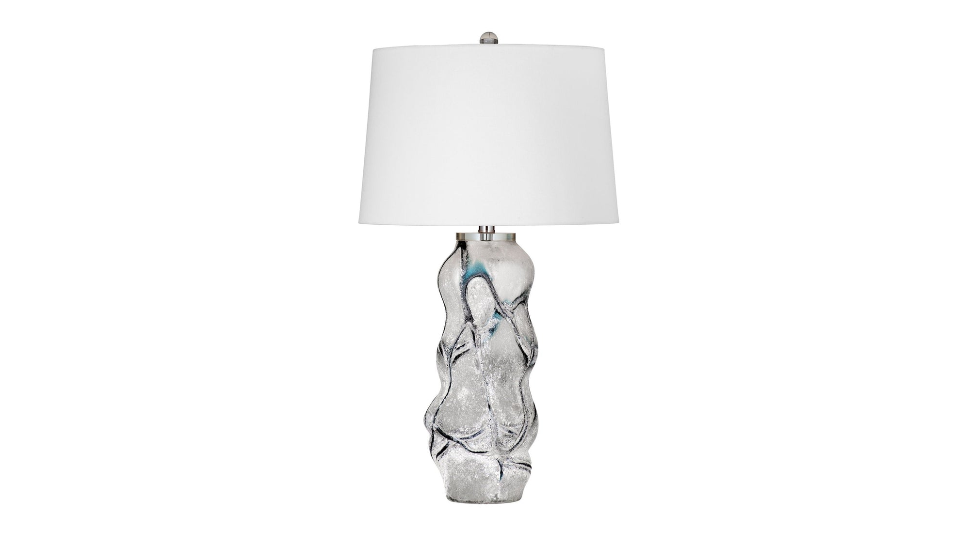 Ion - Table Lamp - Pearl Silver / White