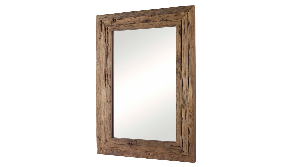 Rennick - Wood Mirror - Dark Brown