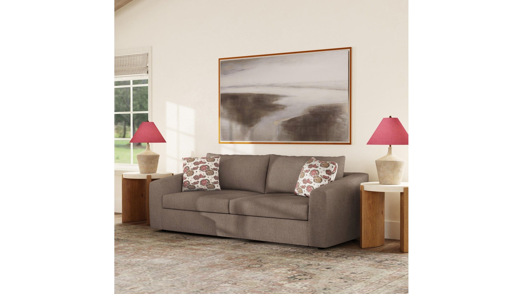 Chevy - Leather Sofa - Brown