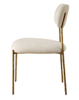Capture - Dining Chair (Set of 2) - Gold / White