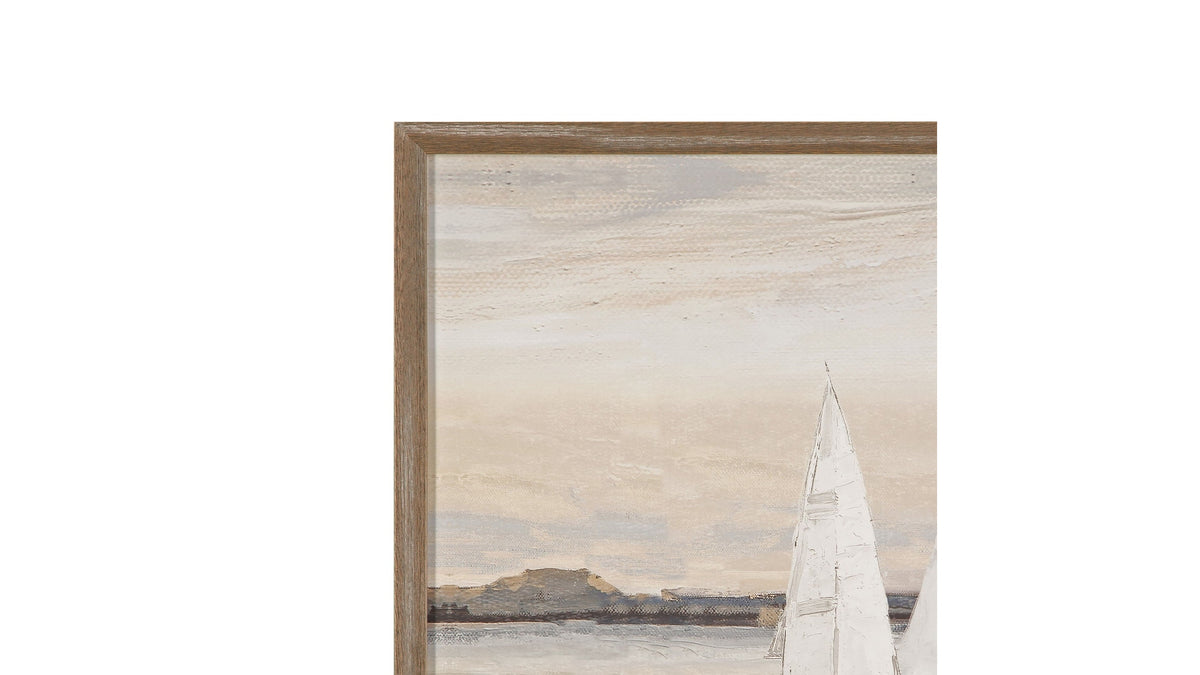 Twilight - Glide Framed Print - Beige