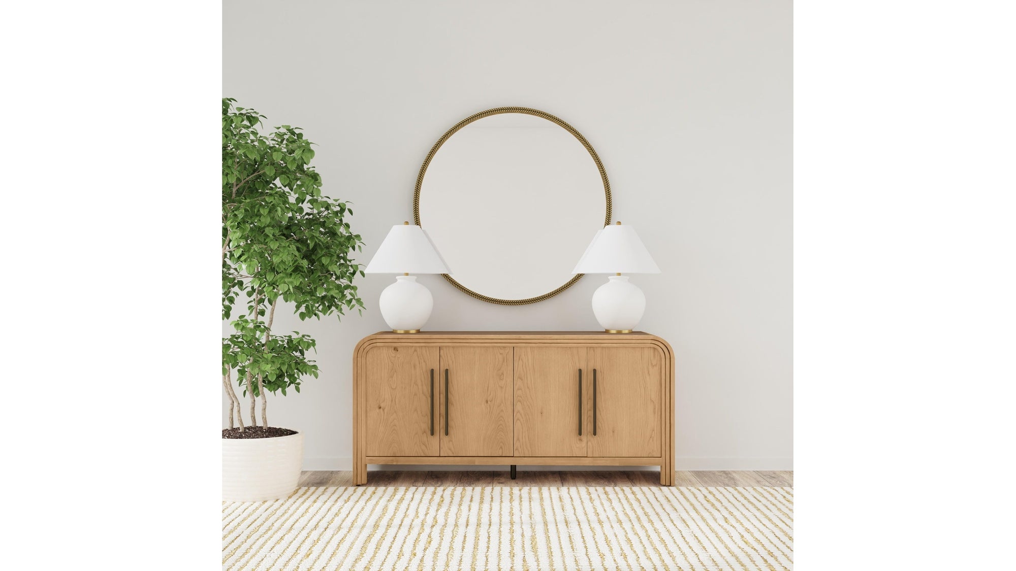 Hawthorne - Wall Mirror - Brown