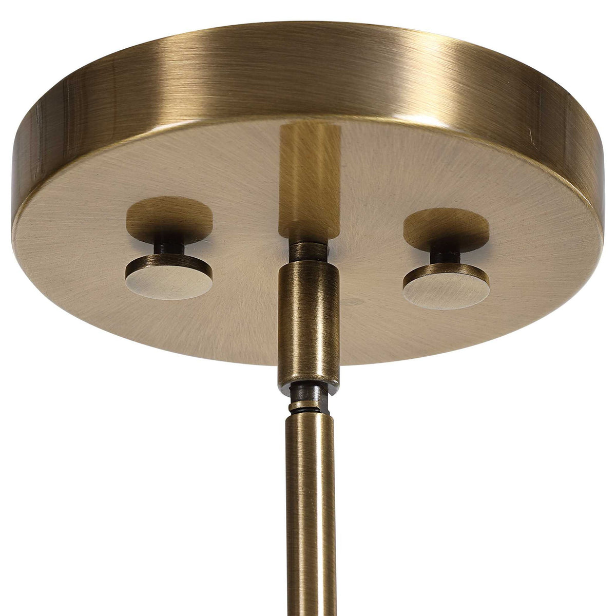 Imbuto - Funnel Glass 1 Light Pendant - White &amp; Gold