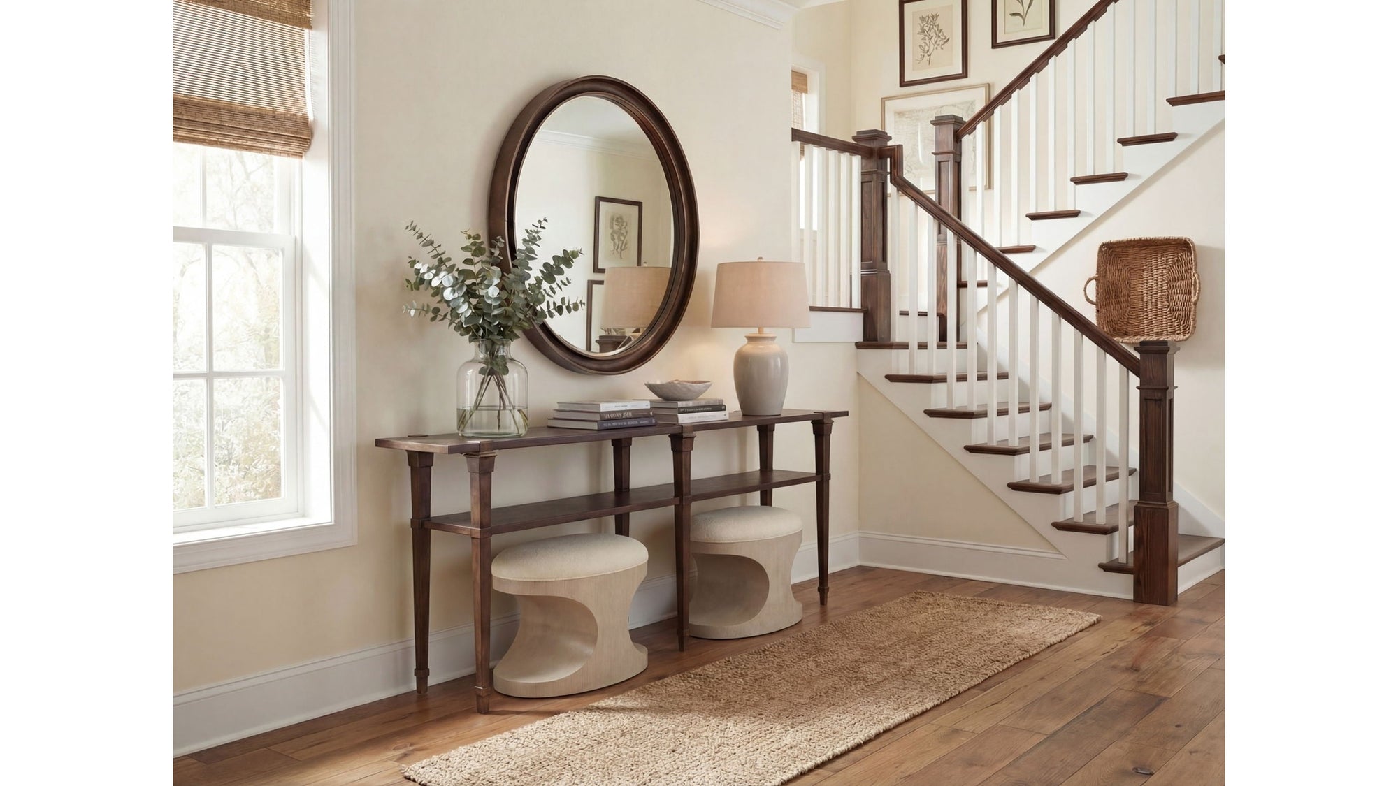 Commerce And Market - Skinny Console Table - Dark Brown