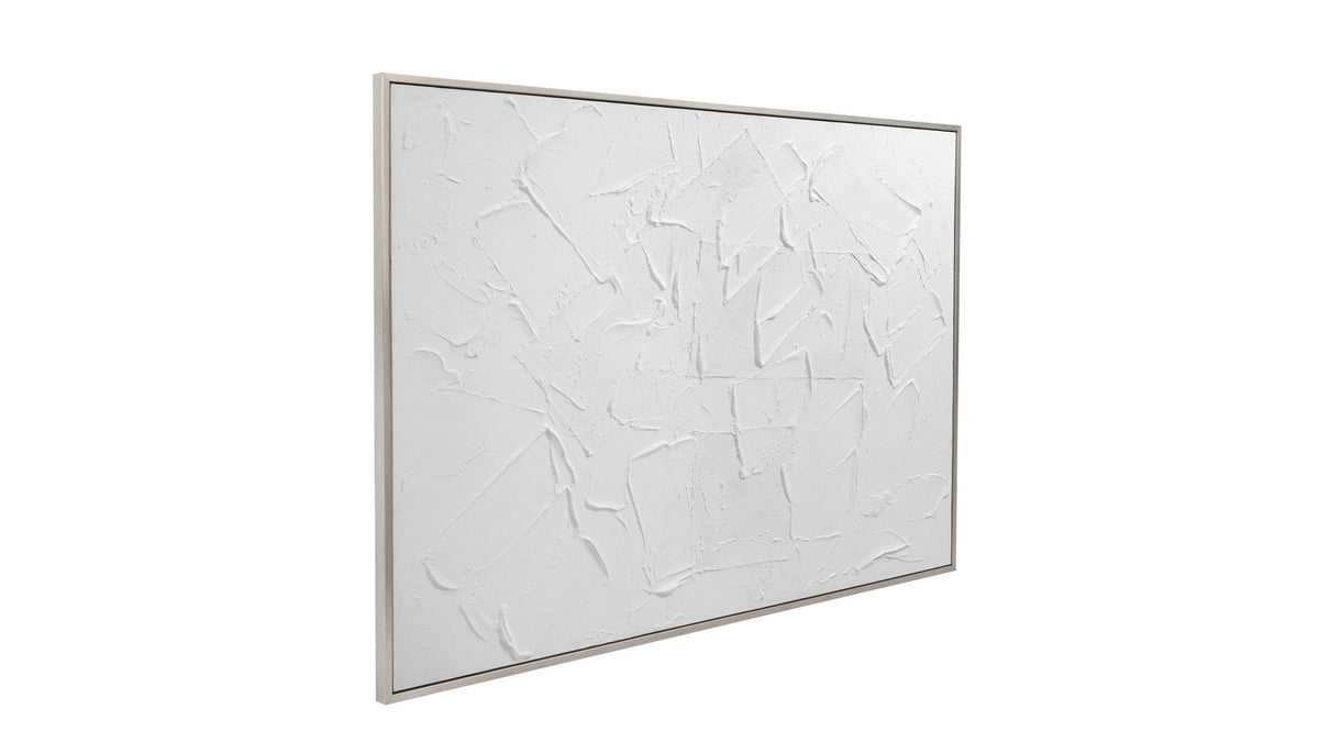 Paradisio Framed Canvas - White
