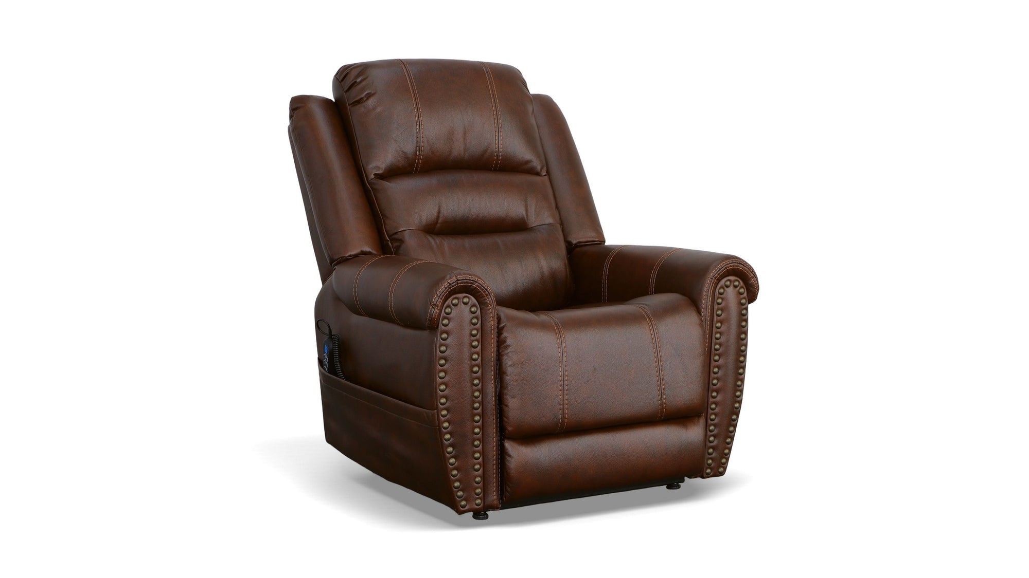 Oscar - Power Lift Recliner With Right-Hand Control & Power Headrest - Pumpernickel