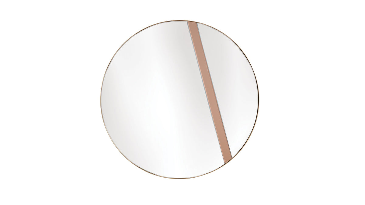 Nick - Wall Mirror - Brushed Brass
