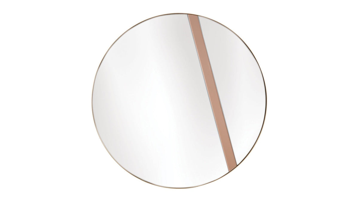 Nick - Wall Mirror - Brushed Brass