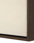 Smoke Break - Hand Painted Modern Art (Set of 3) - Black / Gray / Orange / Woodtone / Yellow