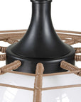 Lakeside - Indoor-Outdoor 1 Light Pendant - Black
