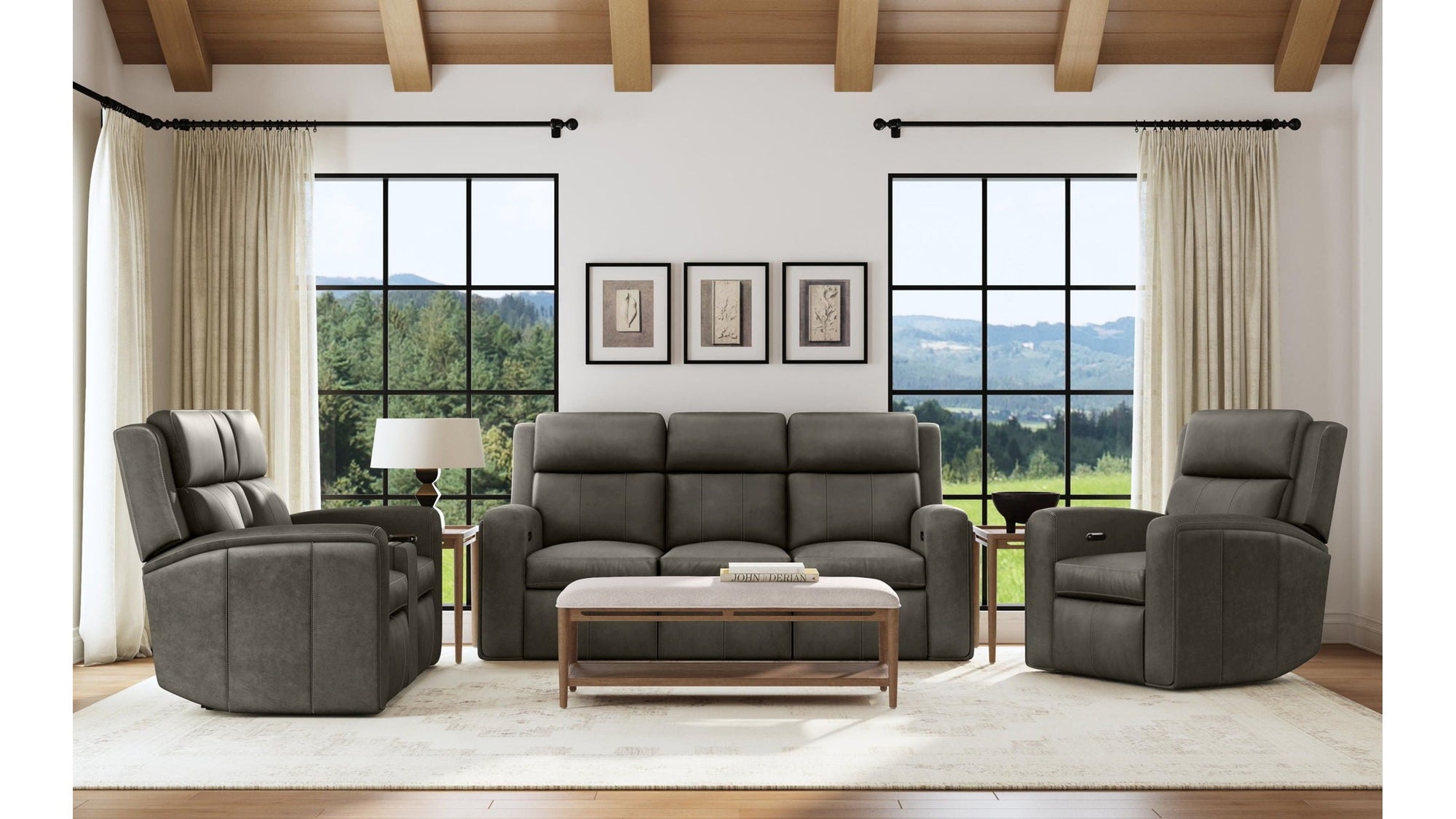 Wyatt - Power Recliner With Power Headrest &amp; Lumbar
