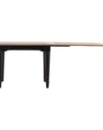 Elaine - Extension Dining Table - Black / Light Brown