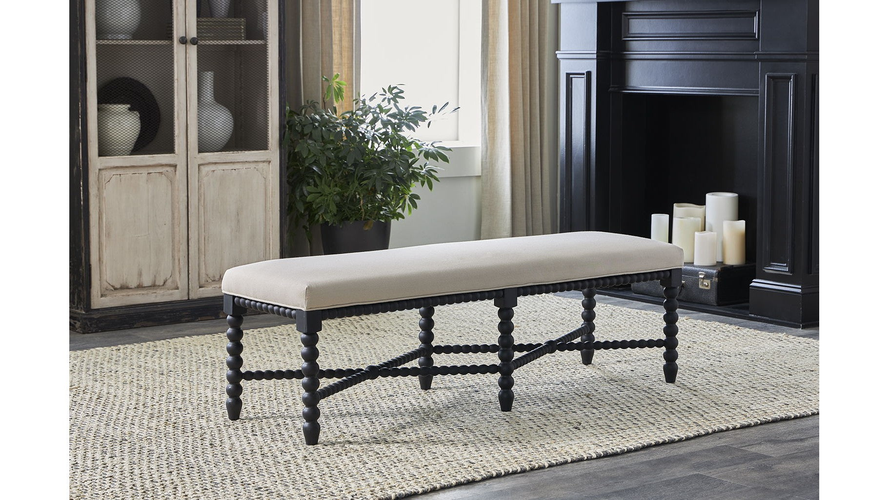 Monetti - Bobbin Bench - Beige