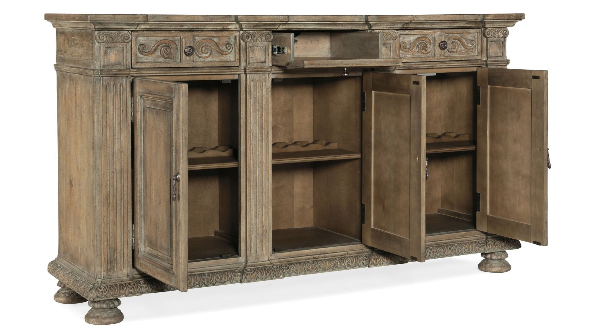 Castella - 72" Credenza - Light Brown