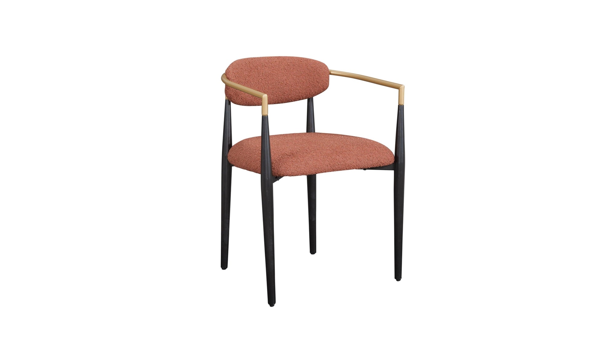 Jenson - Dining Chair Set of 2 - Rust Red