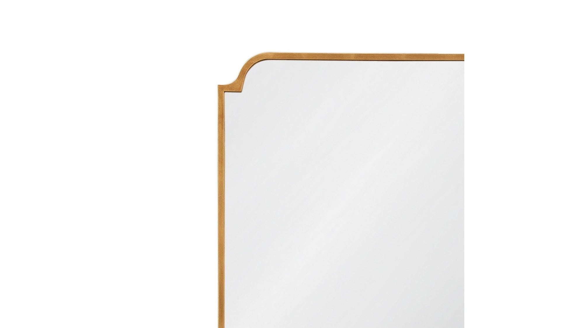 Isla - Floor Mirror - Gold Leaf