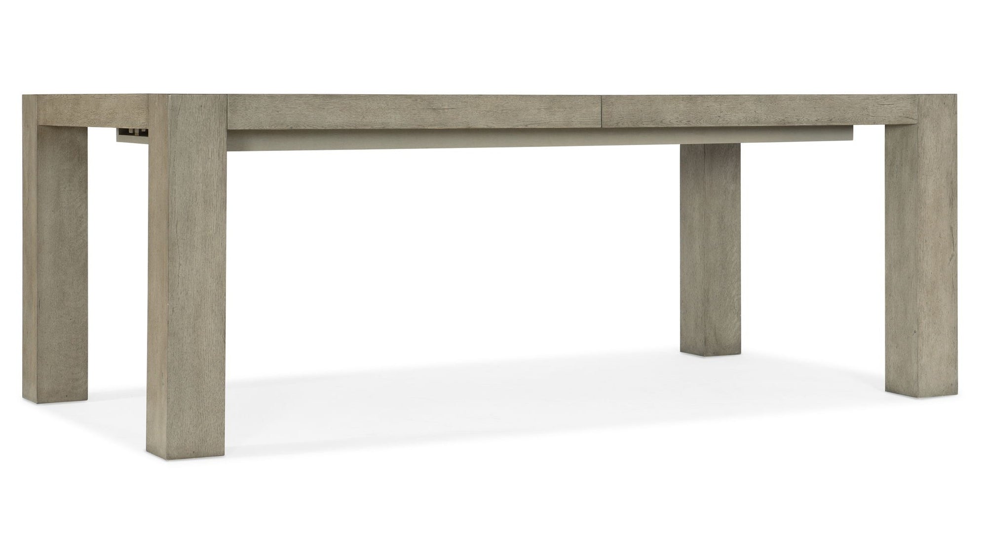 Linville Falls - North Fork Rectangle Dining Table With 1-24" Leaf - Gray