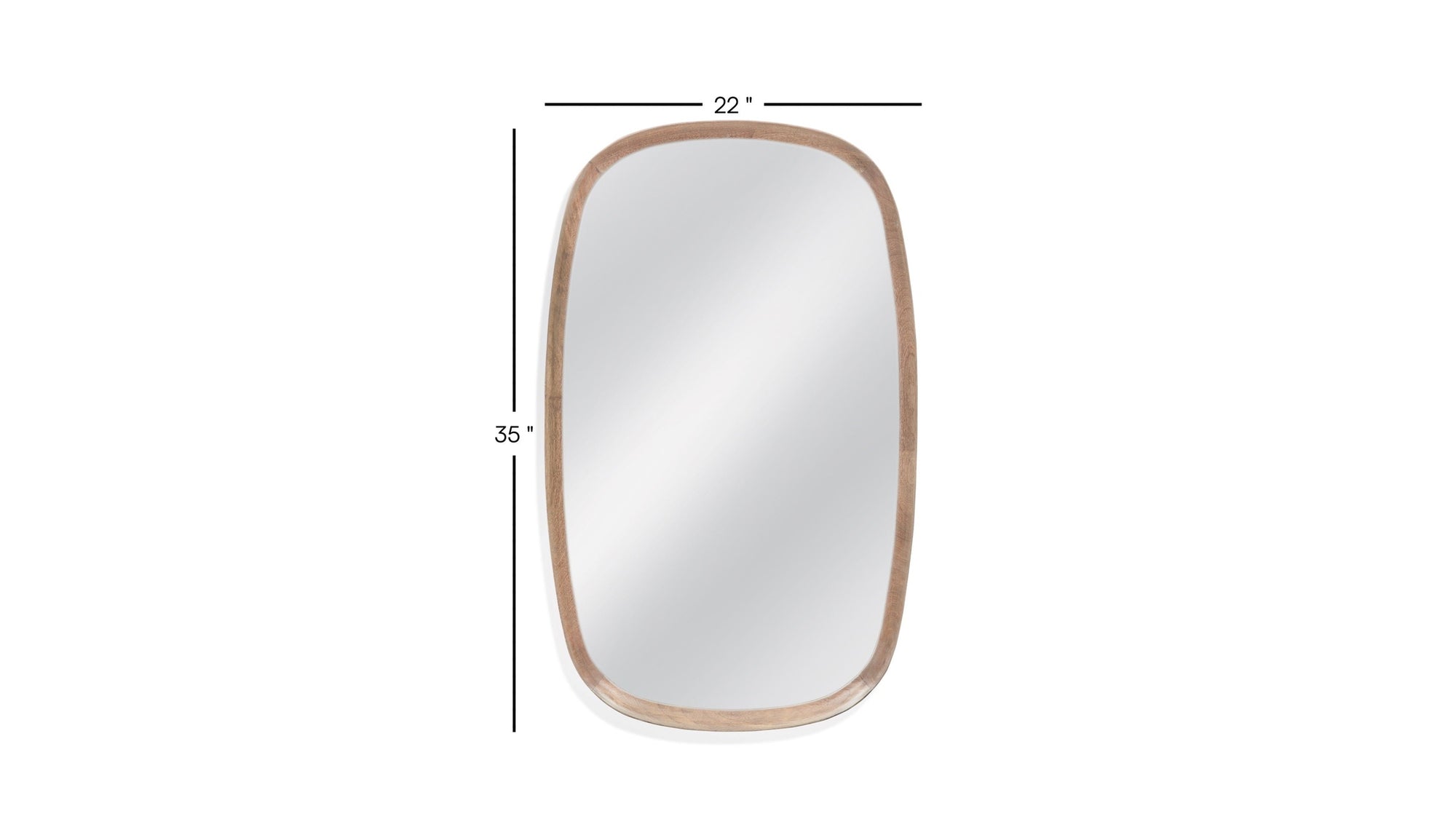 Priscott - Wall Mirror - Brown
