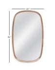 Priscott - Wall Mirror - Brown