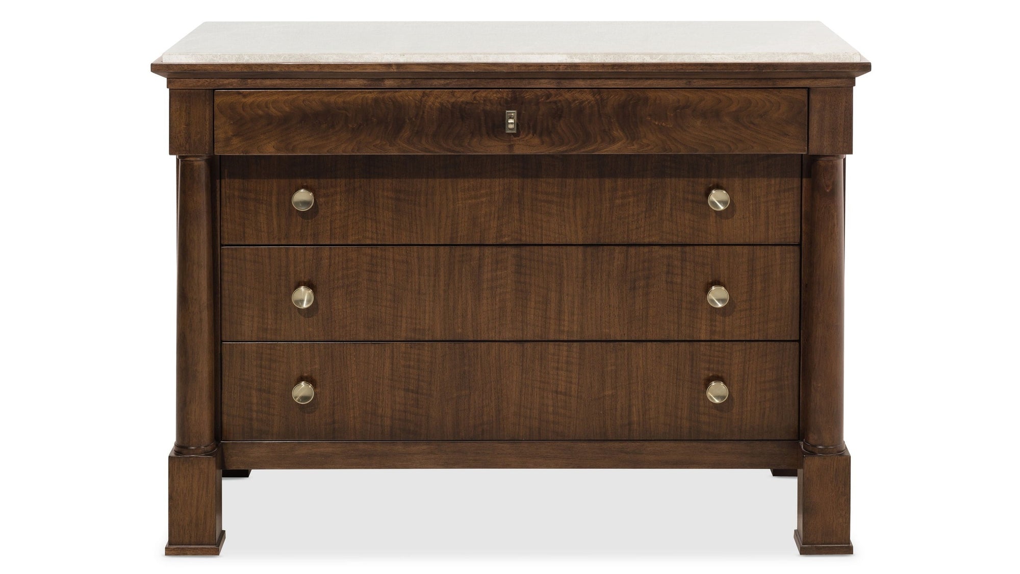 Archives - Four-Drawer Chest - Dark Brown