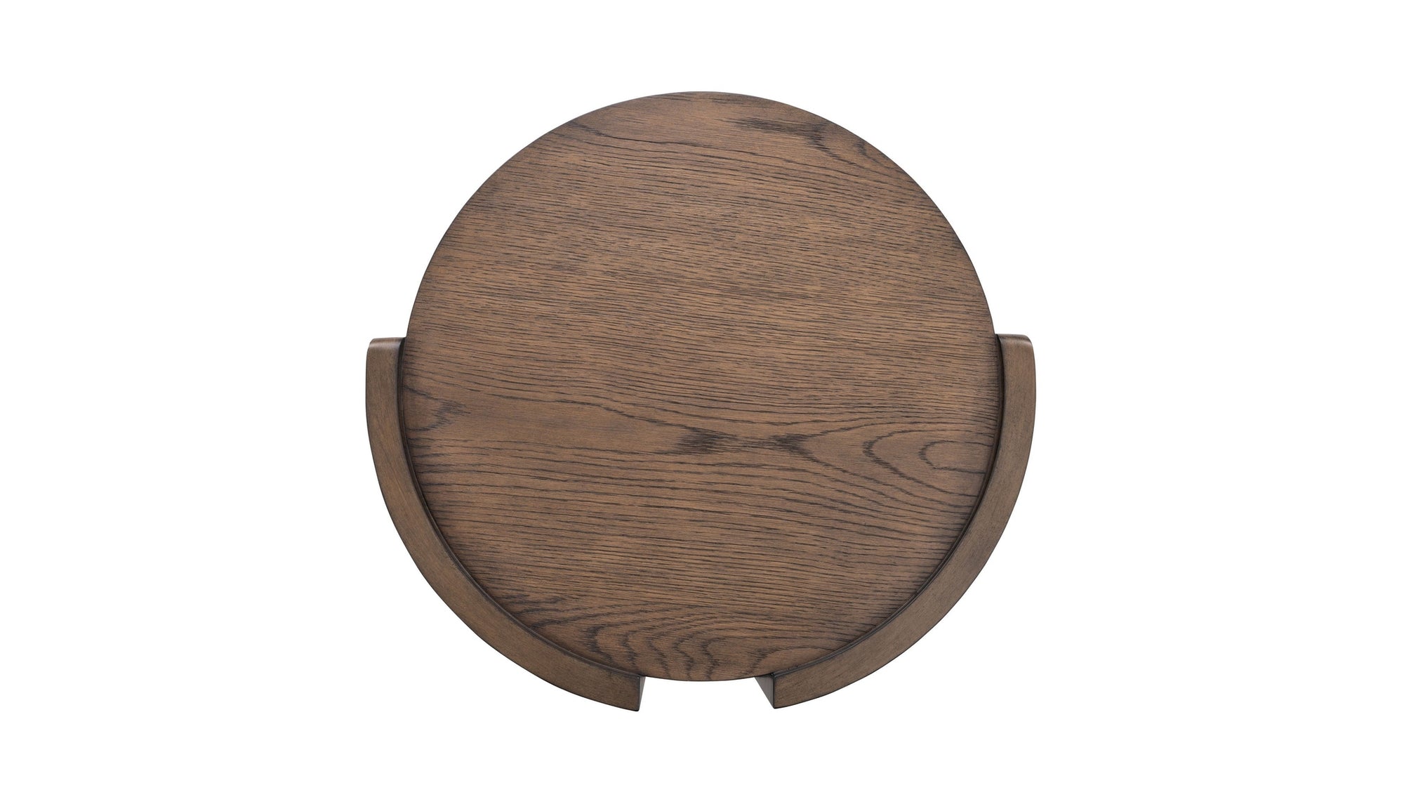 Lyra - End Table - Dark Brown / White