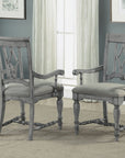 Plymouth - Upholstered Arm Dining Chair Set of 2 - Gray