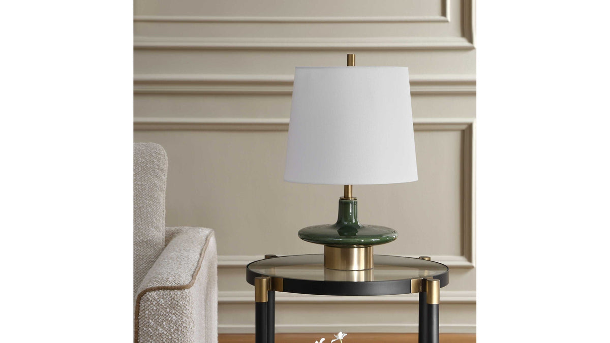 Sieler - Table Lamp - Glossy Green