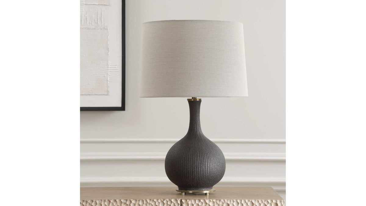 Rimini - Black Glaze Table Lamp