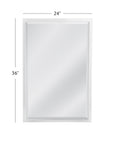 Karrenina - Wall Mirror - White