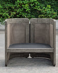 Dartmoor - Outdoor Barrel Chair - Weathered Gray