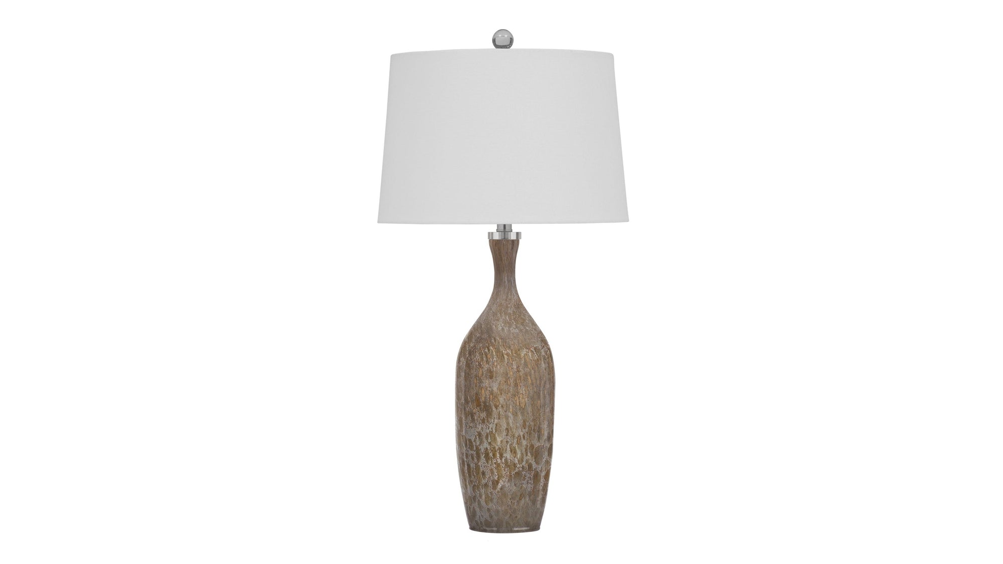 Greeley - Table Lamp - Dark Brown / White