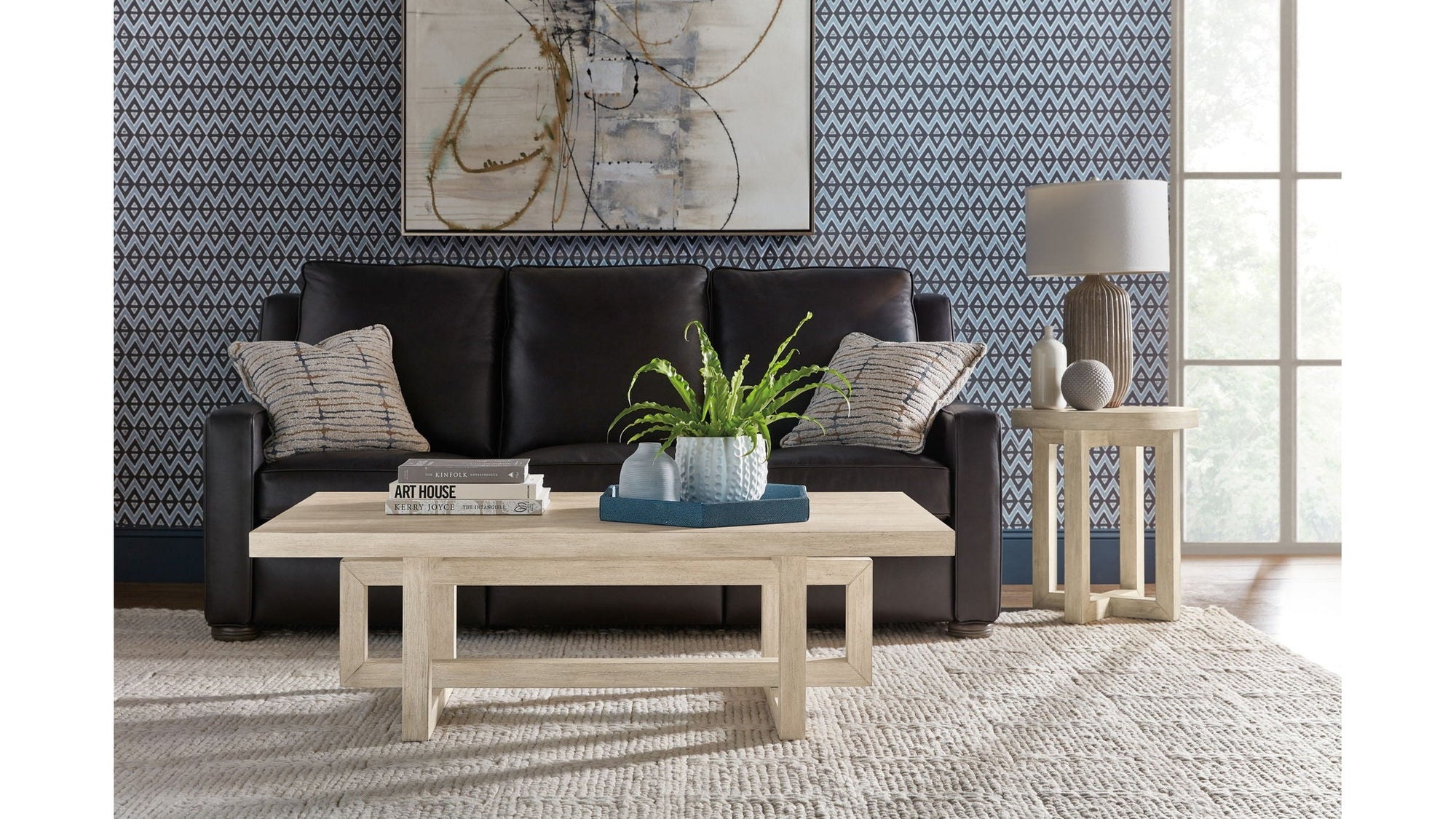 Commerce And Market - Modern Side Table - Beige