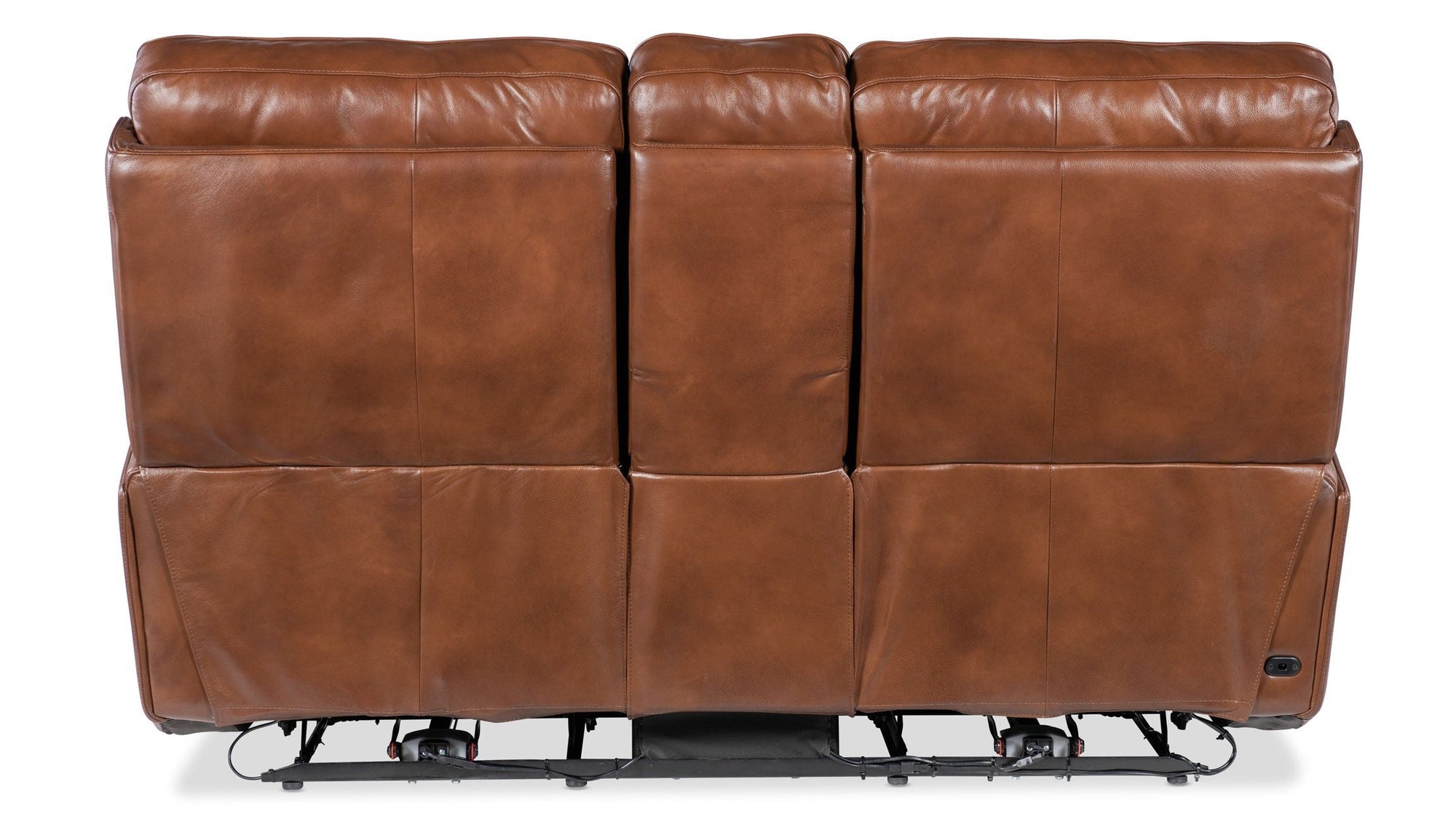 MS - Crosby Zero Gravity Power Console Loveseat With Power Headrest - Brown