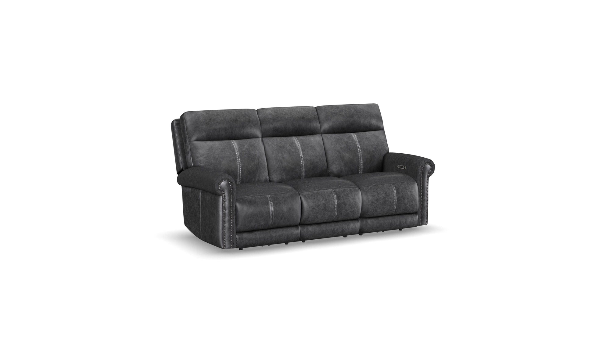 Alexander - Power Reclining Sofa With Console, Power Headrest &amp; Lumbar