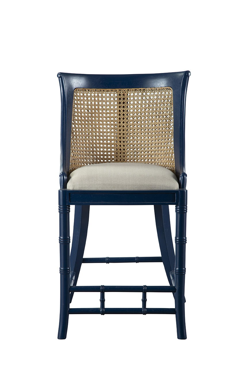 Spoonback - Counter Stool Set of 2 - Blue