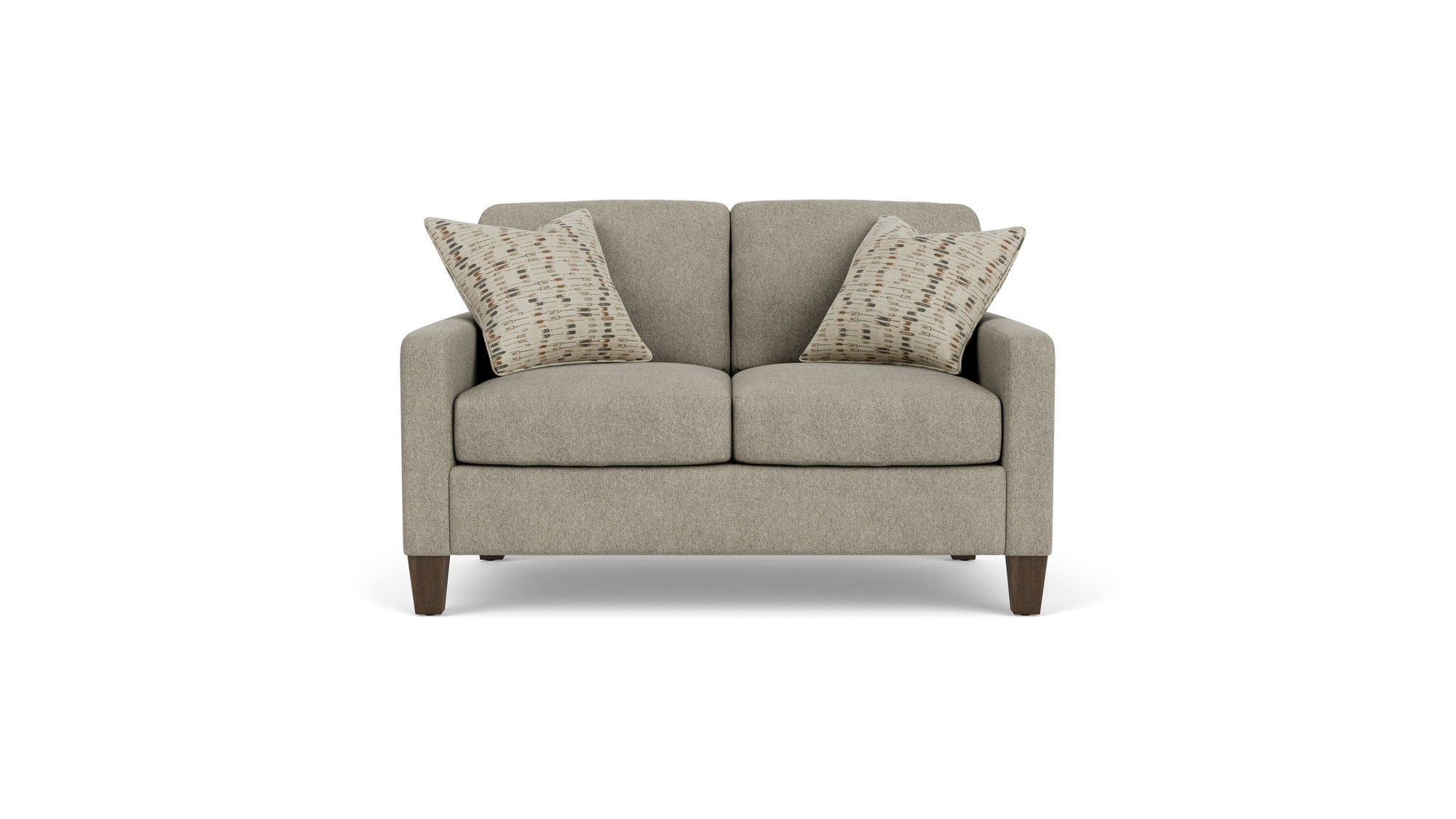 Moxy - Fabric Loveseat With Straight Track Arms
