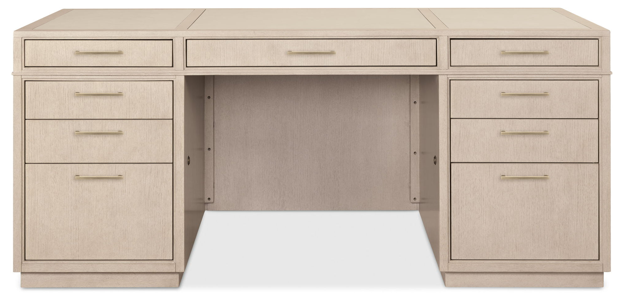 Marlowe - Executive Desk - Polished Limestone